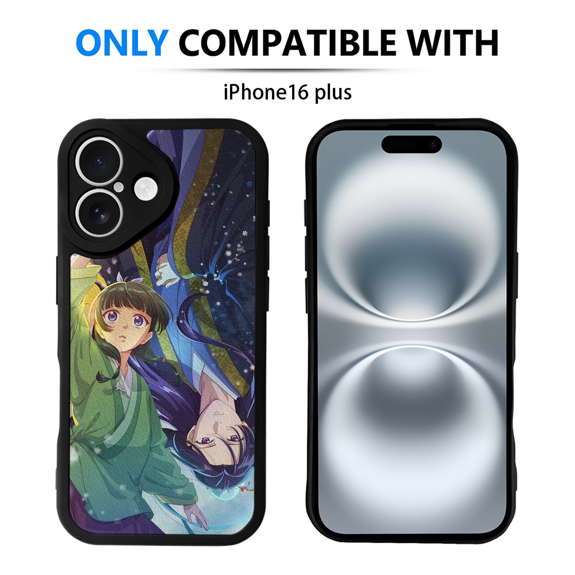 （画像用） 薬屋のひとりごと The Apothecary Diaries 【iPhone 16シリーズ対応】シリコンスマホケース（レザー調） 材質：シリコン